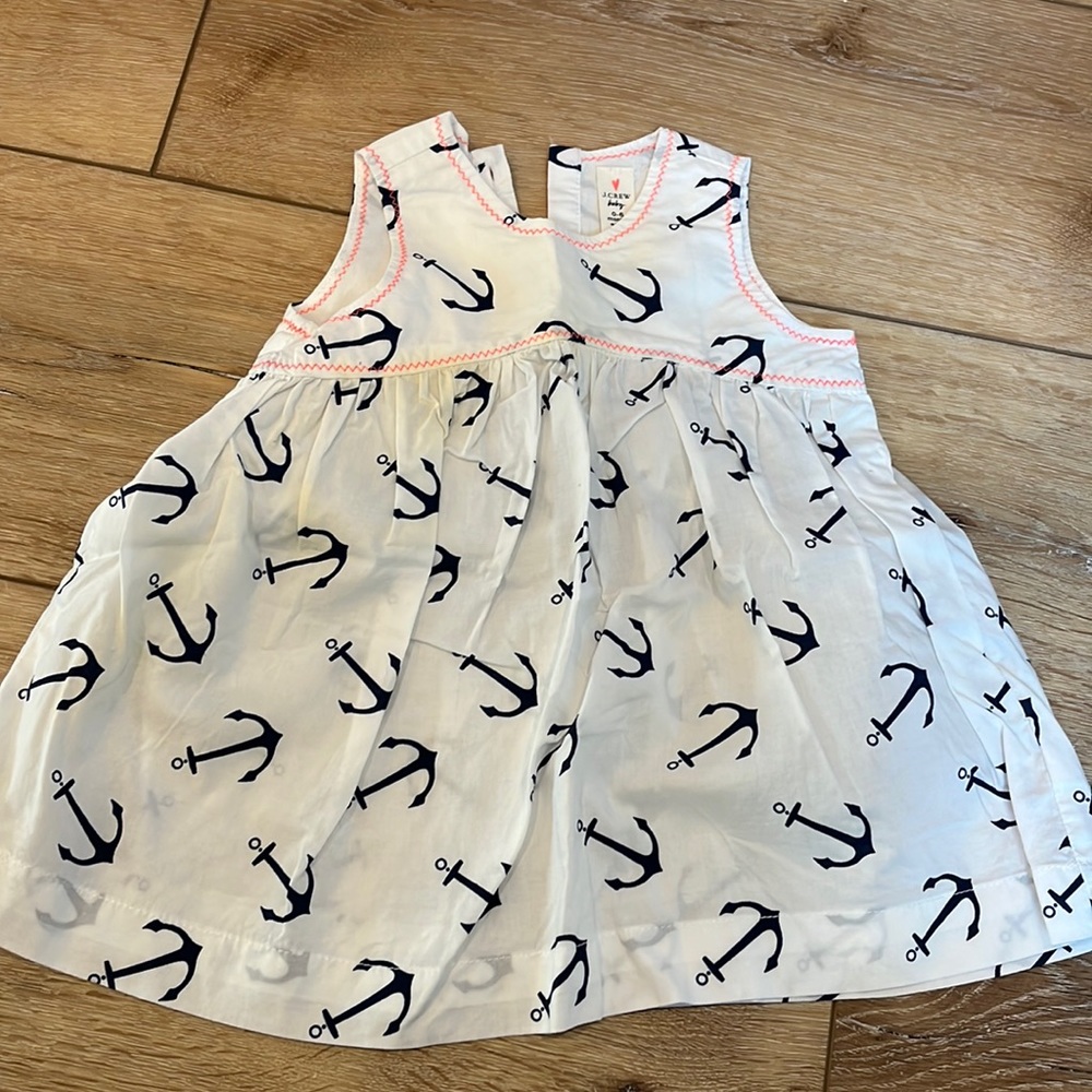Anchor dress 0-6 month jcrew